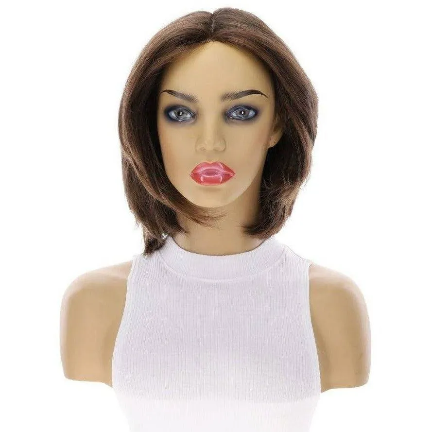 12" Luxe Pixie Silk Top Wig #6 Neutral  Medium Brown