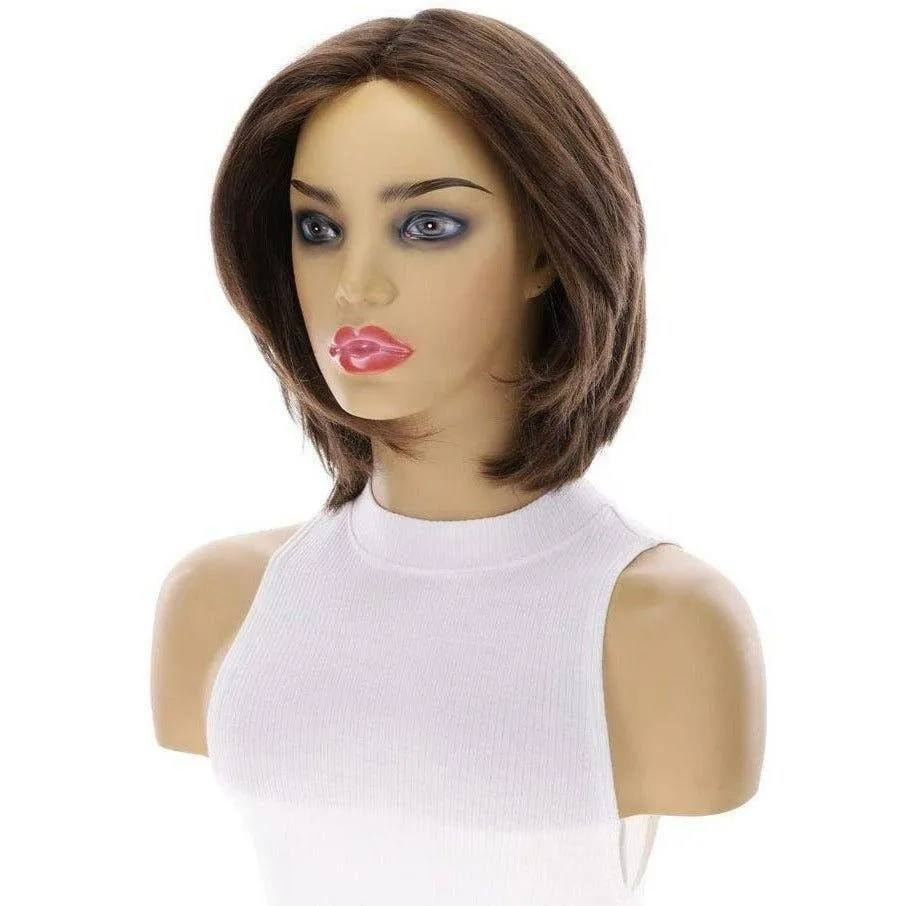 12" Luxe Pixie Silk Top Wig #6 Neutral  Medium Brown