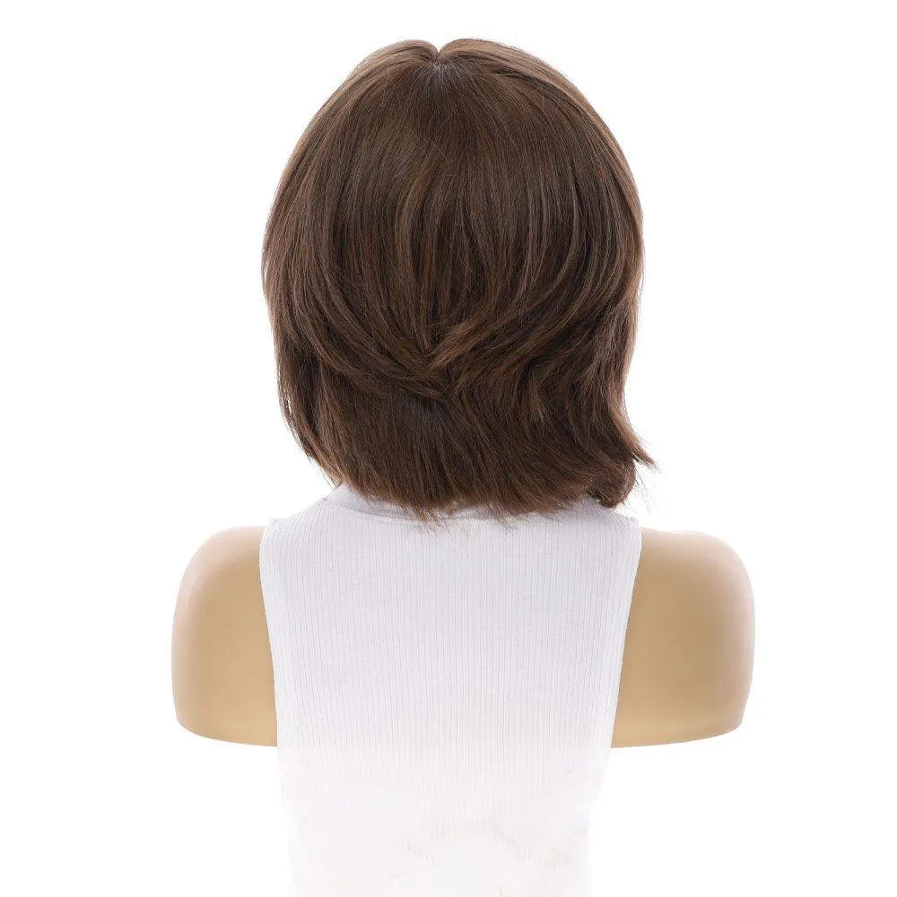 12" Luxe Pixie Silk Top Wig #6 Neutral  Medium Brown
