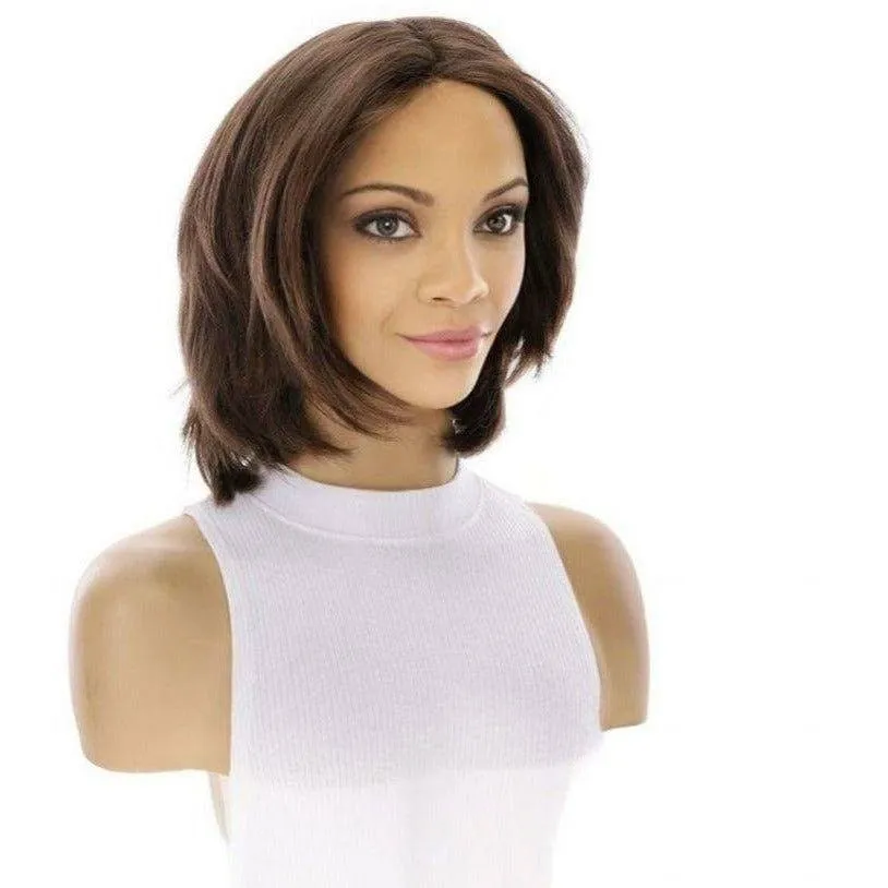12" Luxe Pixie Silk Top Wig #6 Neutral  Medium Brown