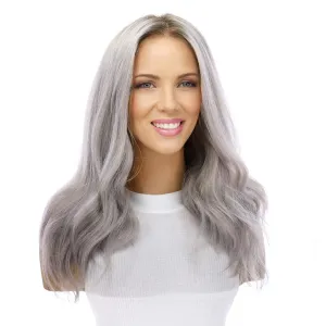 19" Nicole Silk Top Wig Silver Smoke