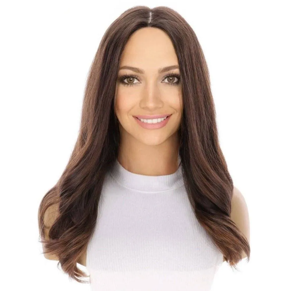 20" Luxe Silk Top Wig #5 Warm Dark Brown