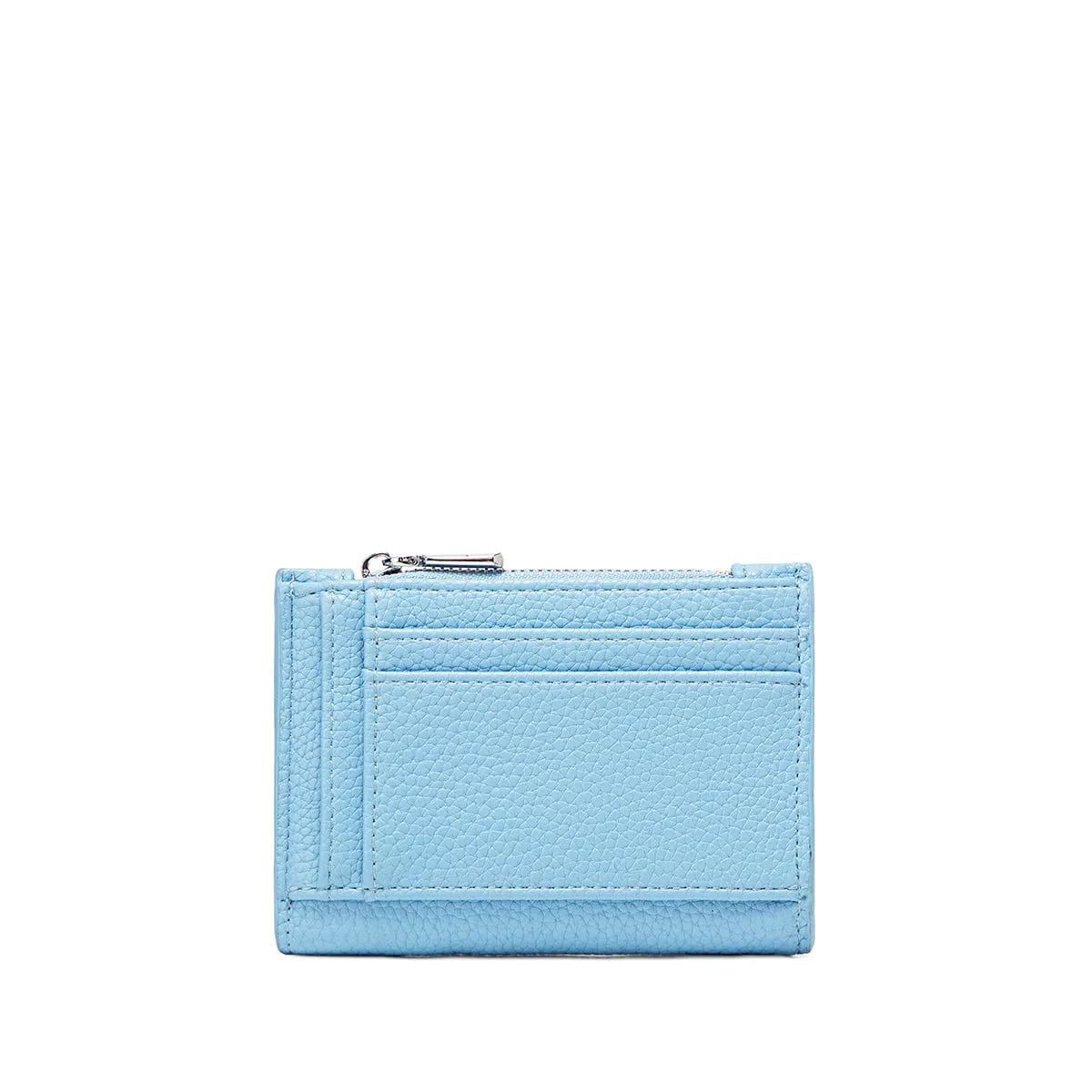 Aiko Vegan Leather Wallet | Light Blue Pebbled