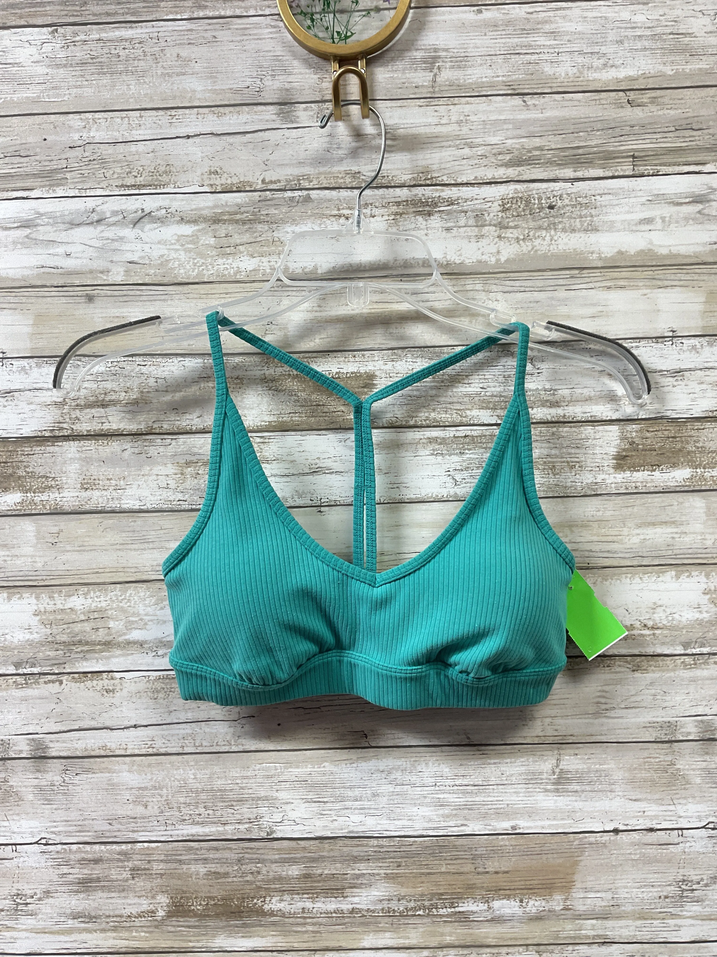 Athletic Bra By Alo In Green, Size:Xs