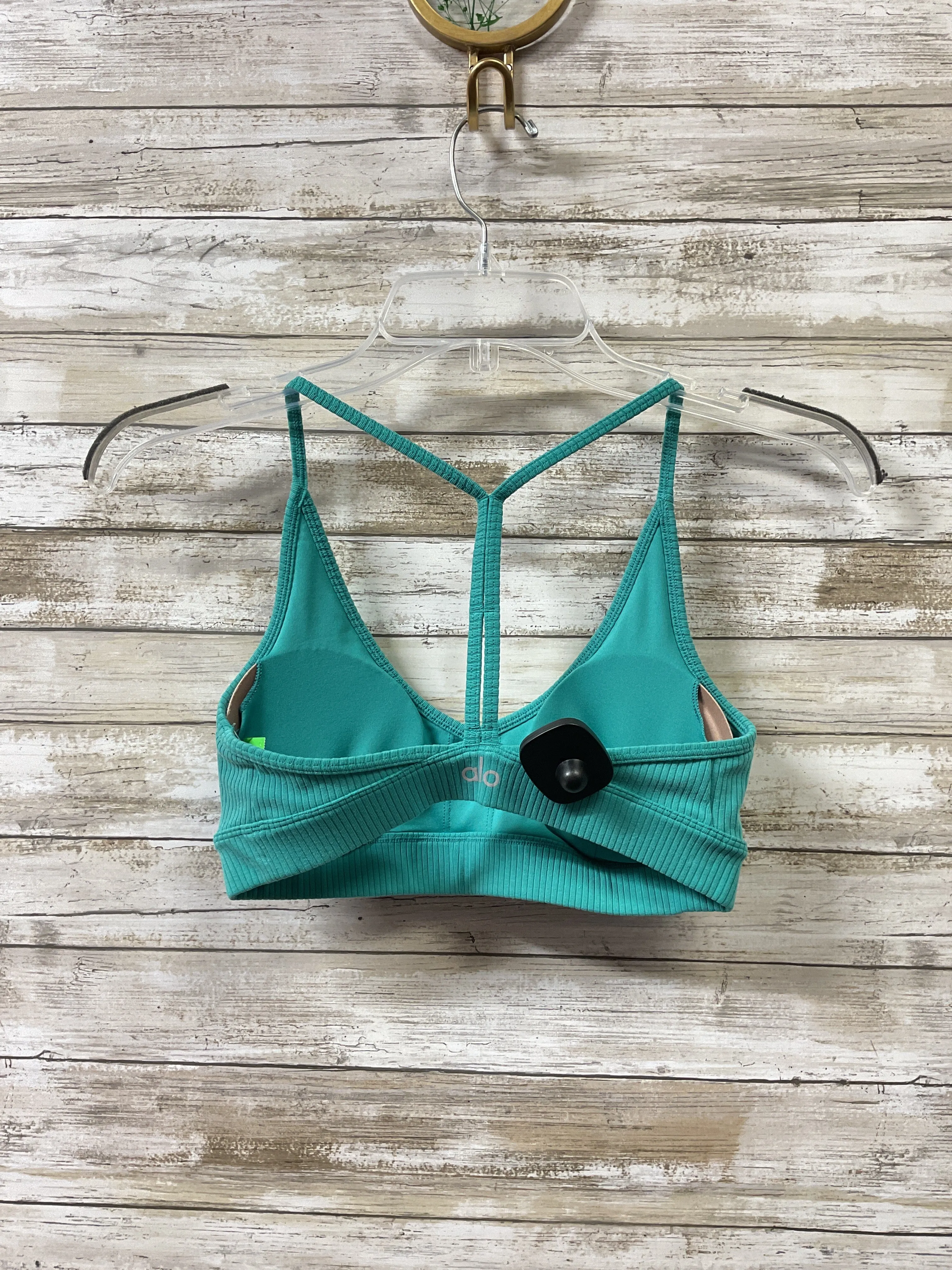 Athletic Bra By Alo In Green, Size:Xs