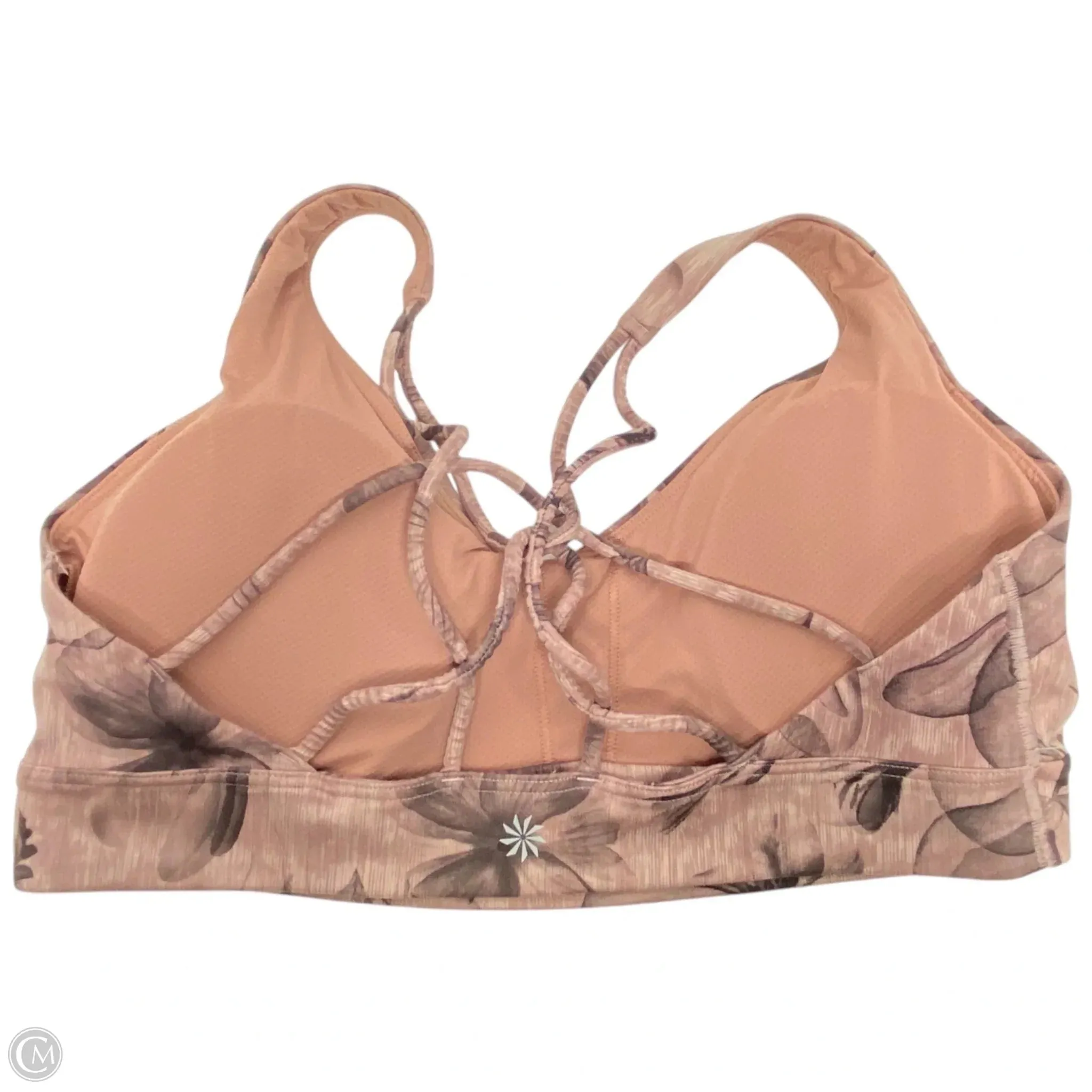 Athletic Bra By Athleta In Floral Print, Size: S