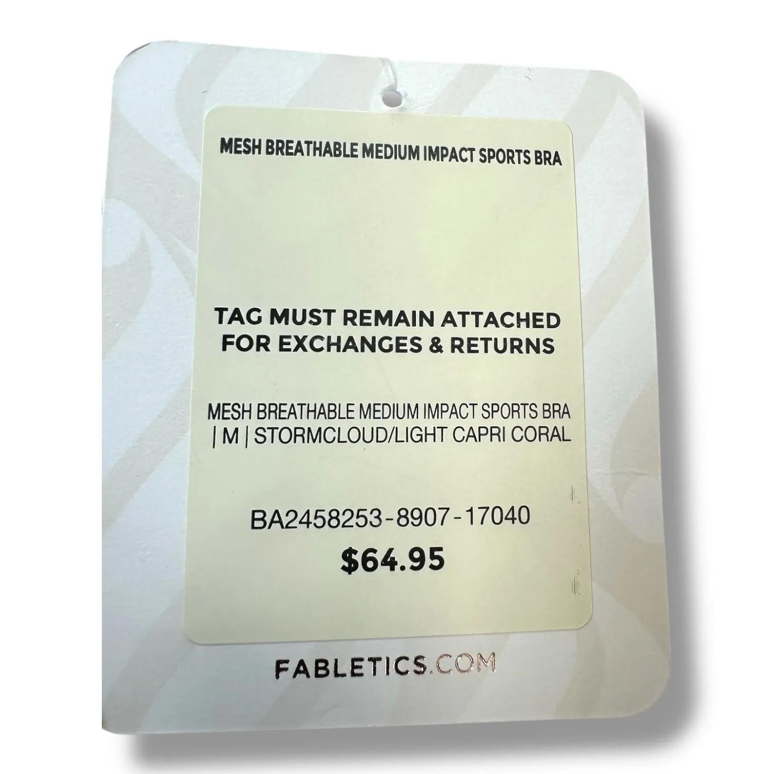 Athletic Bra By Fabletics  Size: M