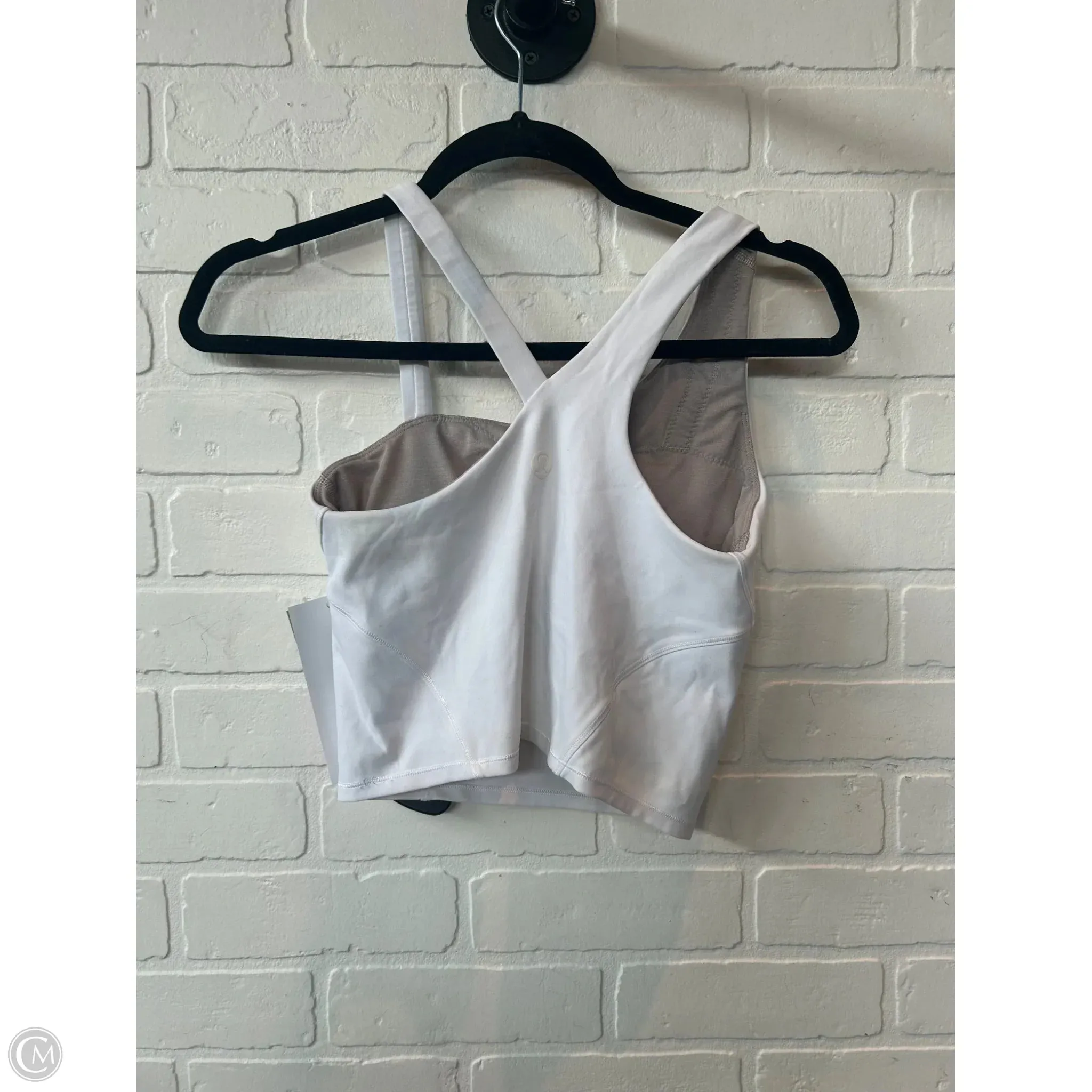 Athletic Bra By Lululemon In White, Size: S