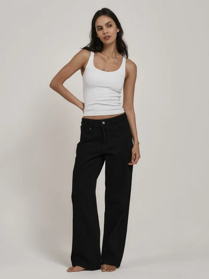 Billie Low Rise Baggy Jean - Black Rinse