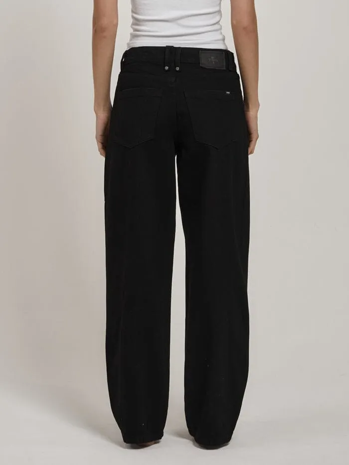 Billie Low Rise Baggy Jean - Black Rinse
