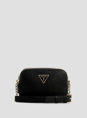 Black Noelle Camera Crossbody Bag