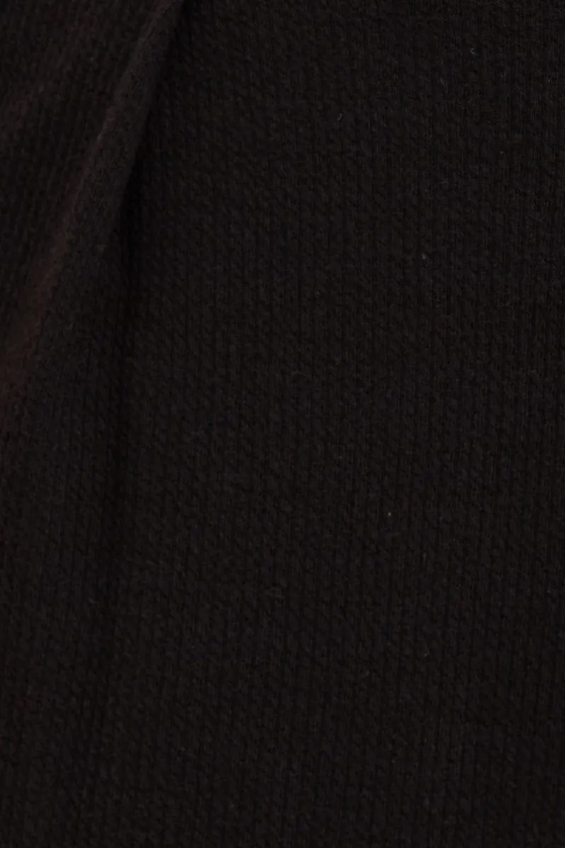 Black Pants High Waist Wide Leg