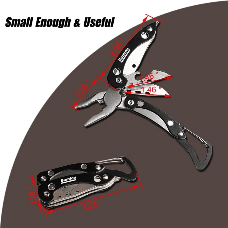 Camping Kit Pliers Knife Small Portable