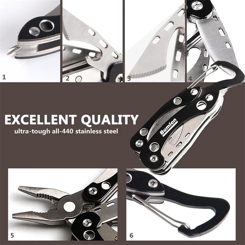 Camping Kit Pliers Knife Small Portable