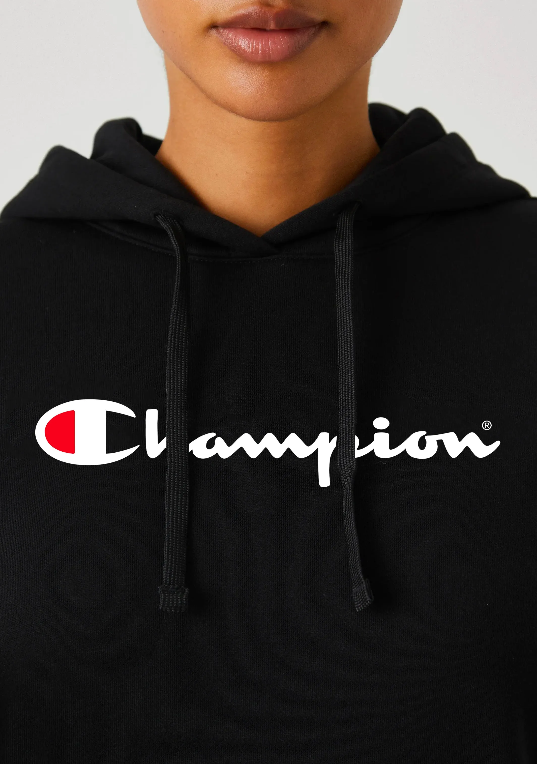Champion Women’s Script Hoodie Black