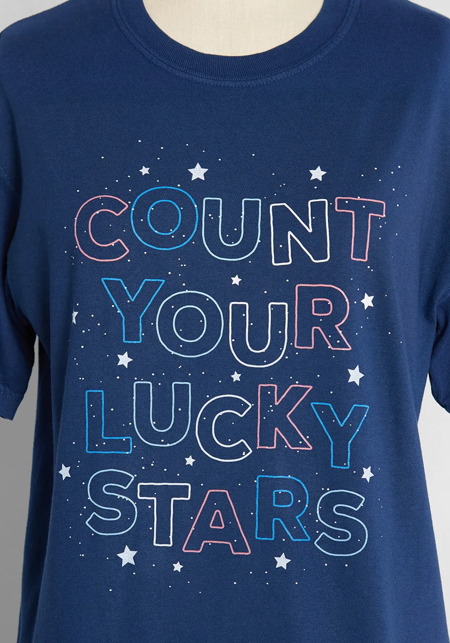 Count Your Lucky Stars Graphic Tee
