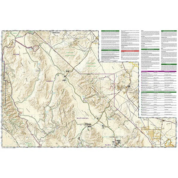 Death Valley National Park Map