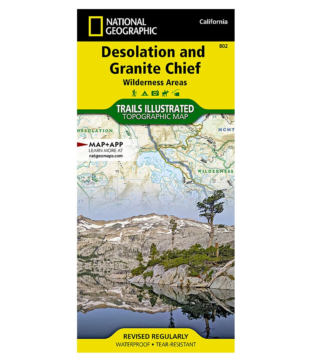 Desolation & Granite Chief Wilderness Area Map