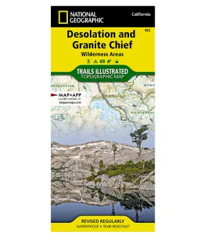 Desolation & Granite Chief Wilderness Area Map