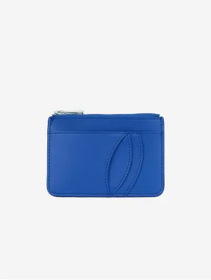 Egalite Vegan Apple Leather Card Holder | Electric Blue