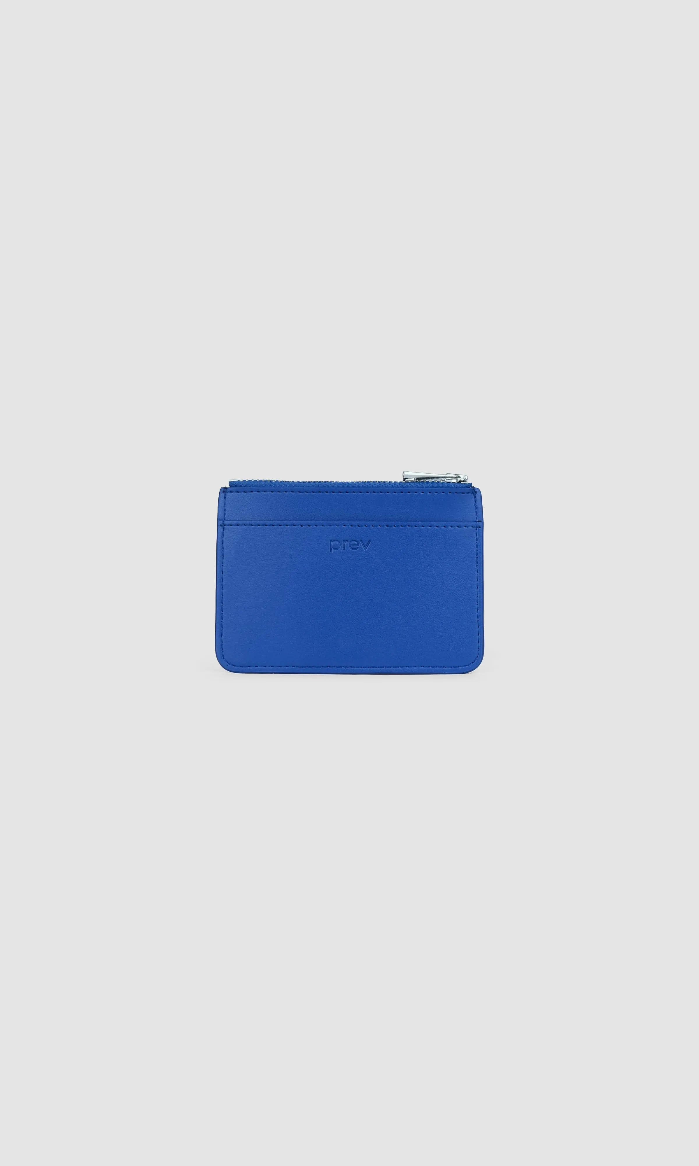 Egalite Vegan Apple Leather Card Holder | Electric Blue