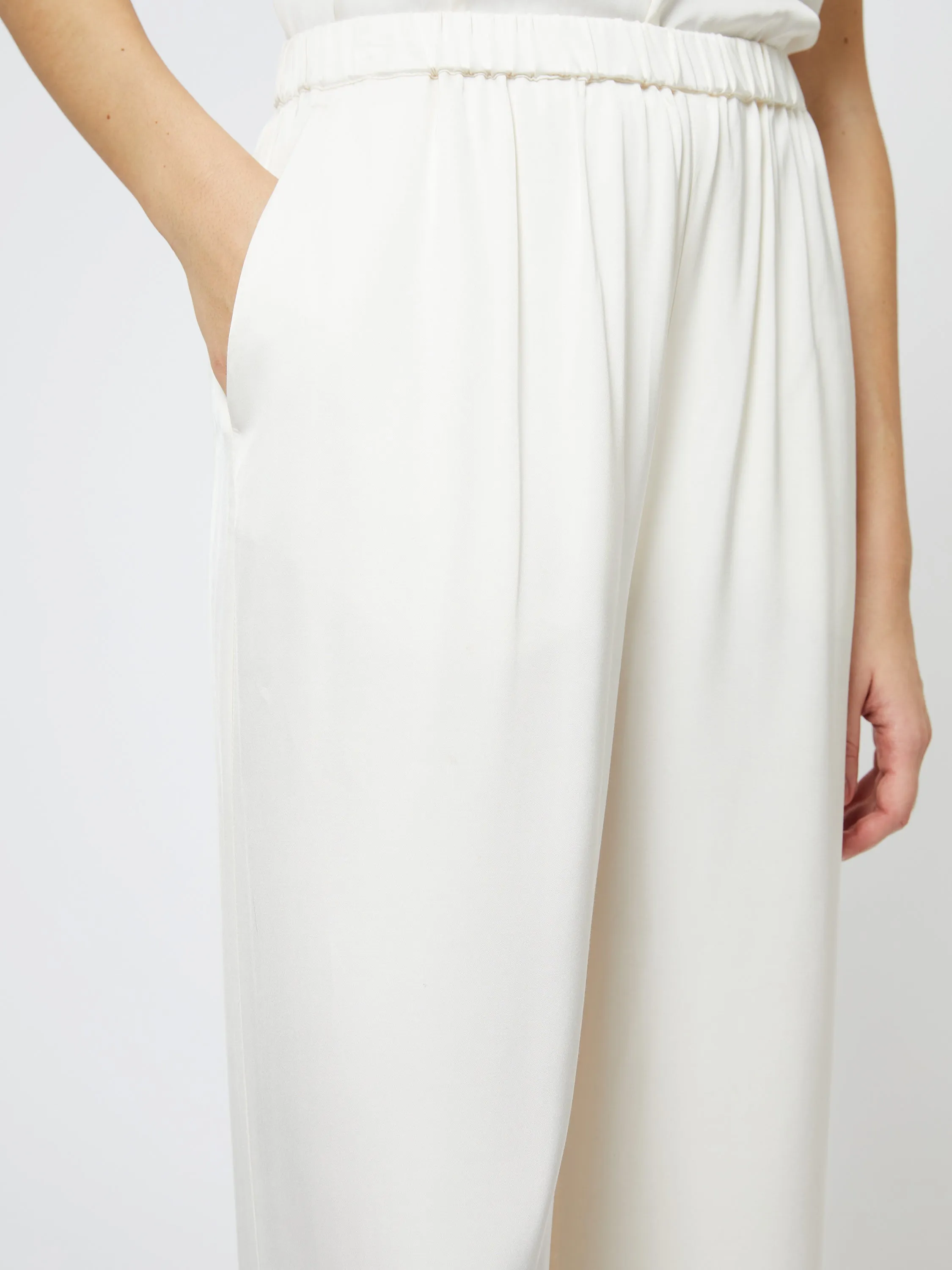 Ennis Satin Elasticated Trouser