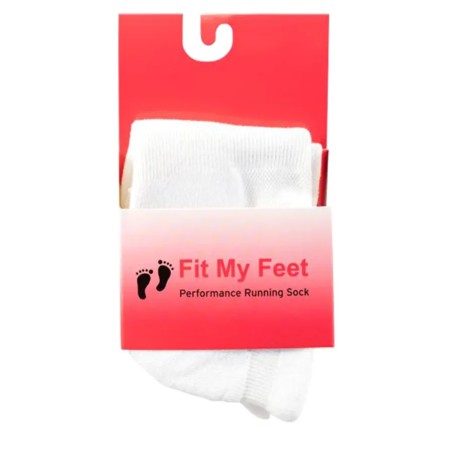 FMF Performance No-Show Socks - White