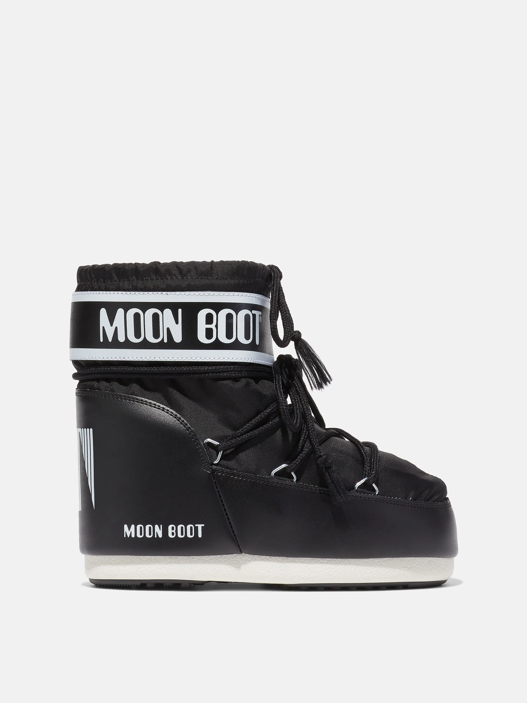 Icon Low Black Nylon Boots