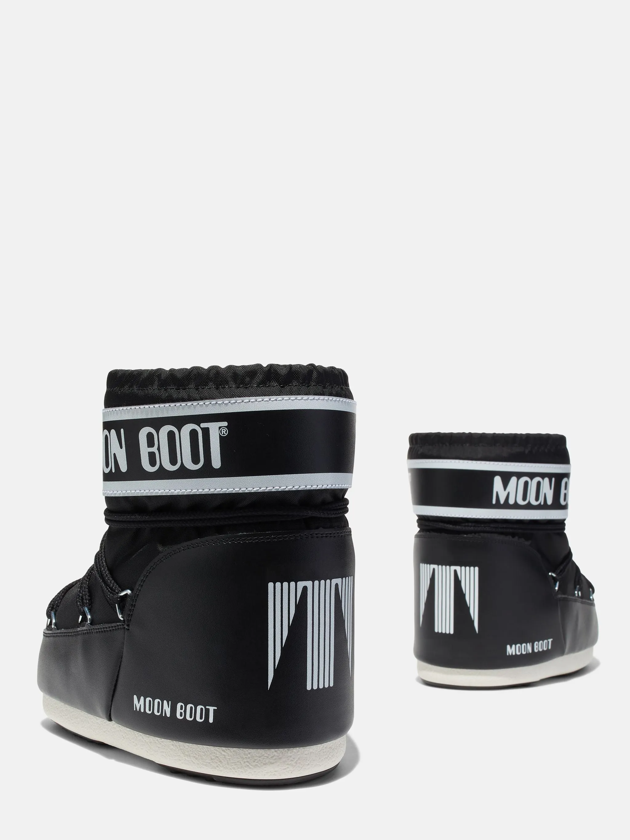 Icon Low Black Nylon Boots
