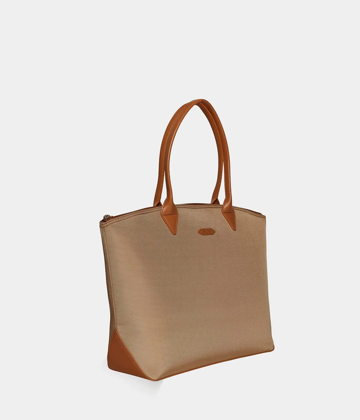 Jolly Apple & Recycled Nylon Tote | Caramel