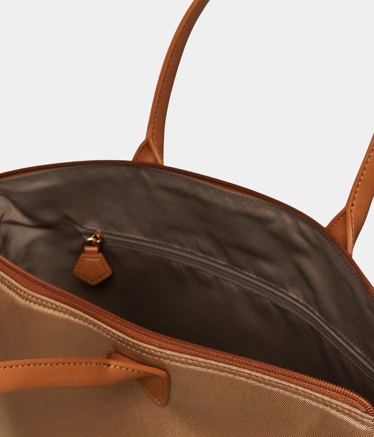 Jolly Apple & Recycled Nylon Tote | Caramel