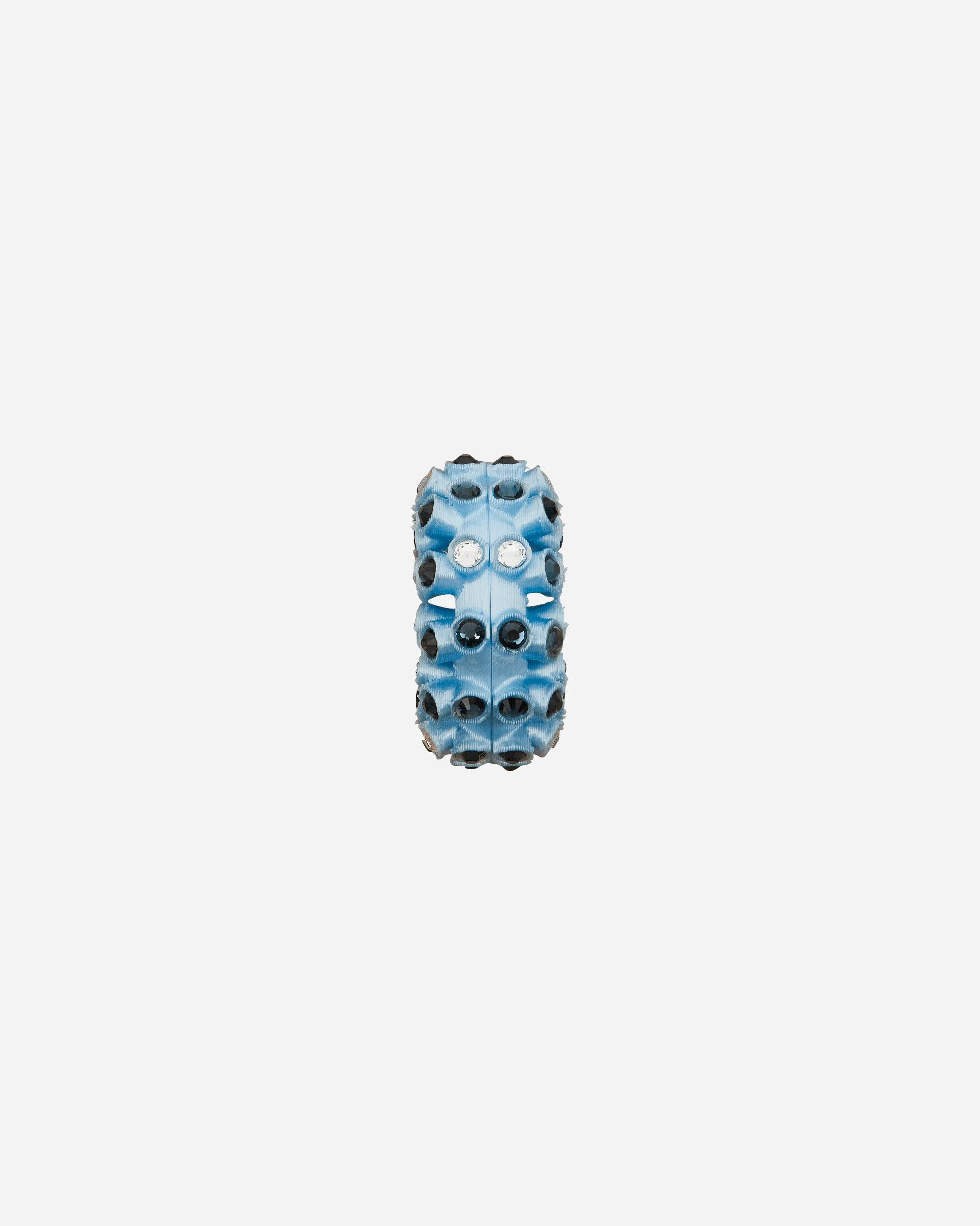 Lit Hoop Earrings Light Blue