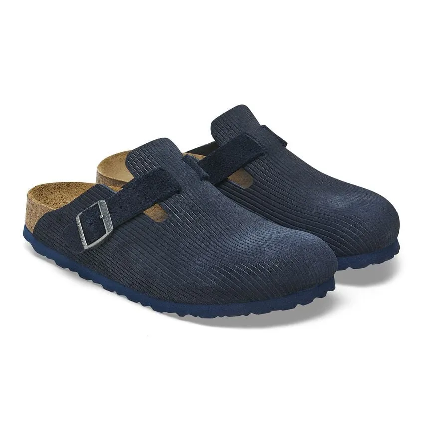Men's Boston Suede Embossed Corduroy Midnight Regular/Wide