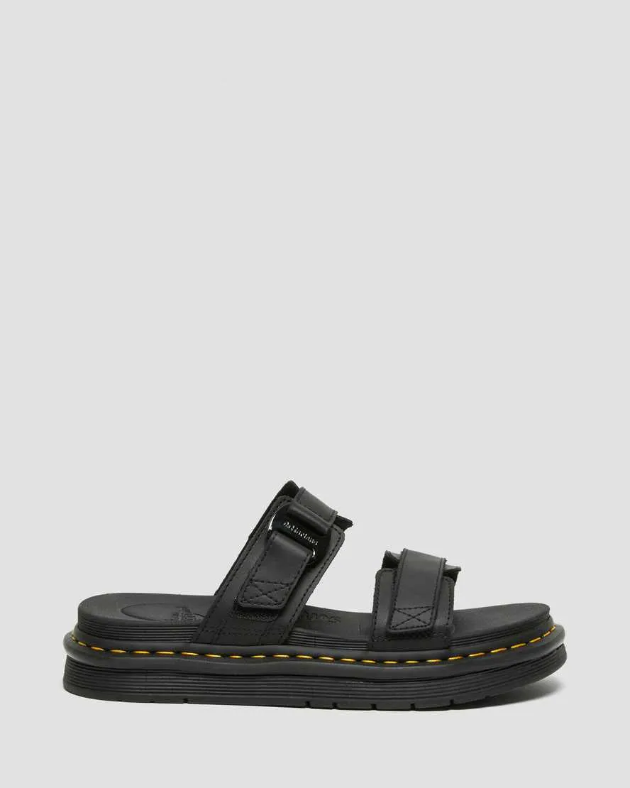 Men's Chilton Leather Slide Sandals Black