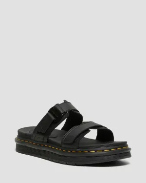 Men's Chilton Leather Slide Sandals Black