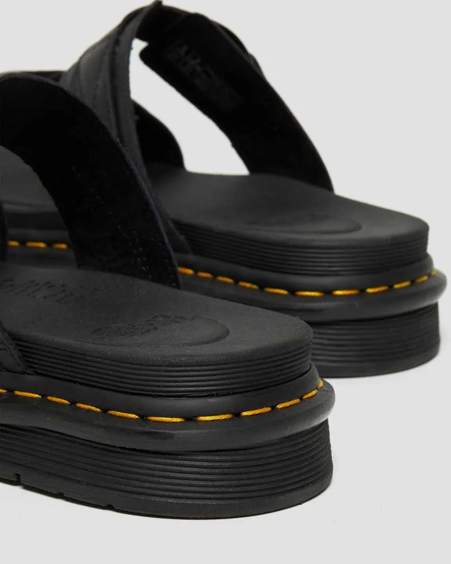 Men's Chilton Leather Slide Sandals Black