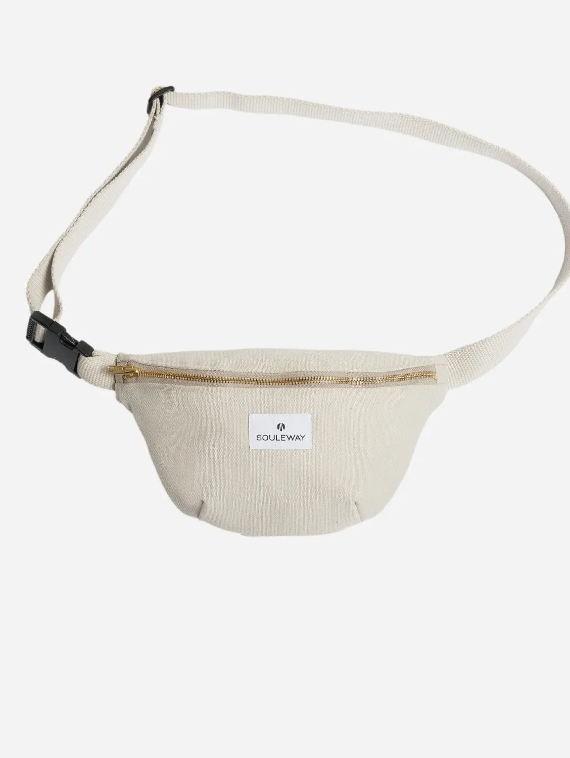Natural Cotton Canvas Bum Bag | Desert Sand