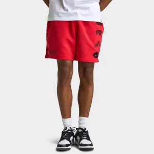 Nike Club French Terry Flow Cycle Shorts University Red / Black - Black