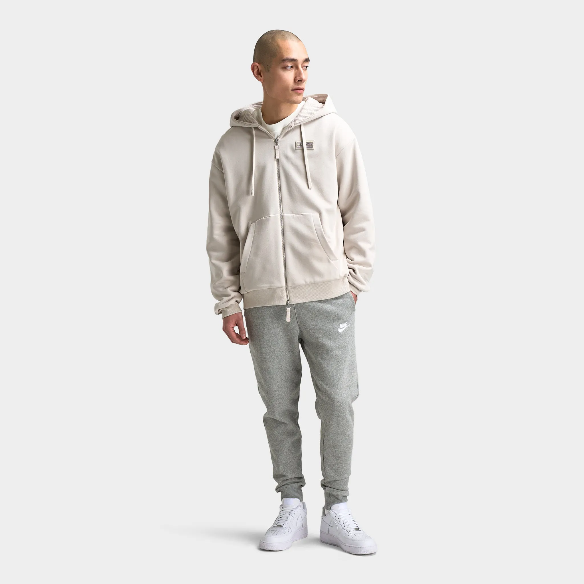 Nike Devin Booker Therma-FIT Full Zip Hoodie / Light Orewood Brown