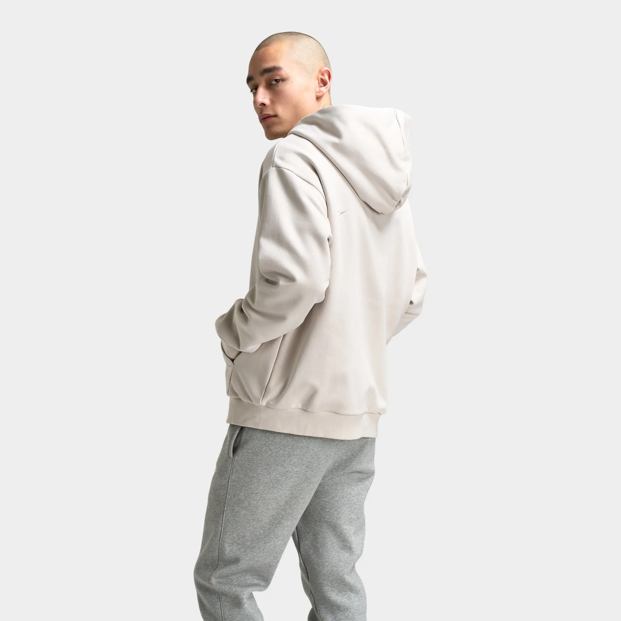 Nike Devin Booker Therma-FIT Full Zip Hoodie / Light Orewood Brown