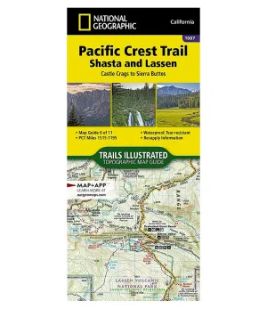 PCT: Shasta & Lassen Map