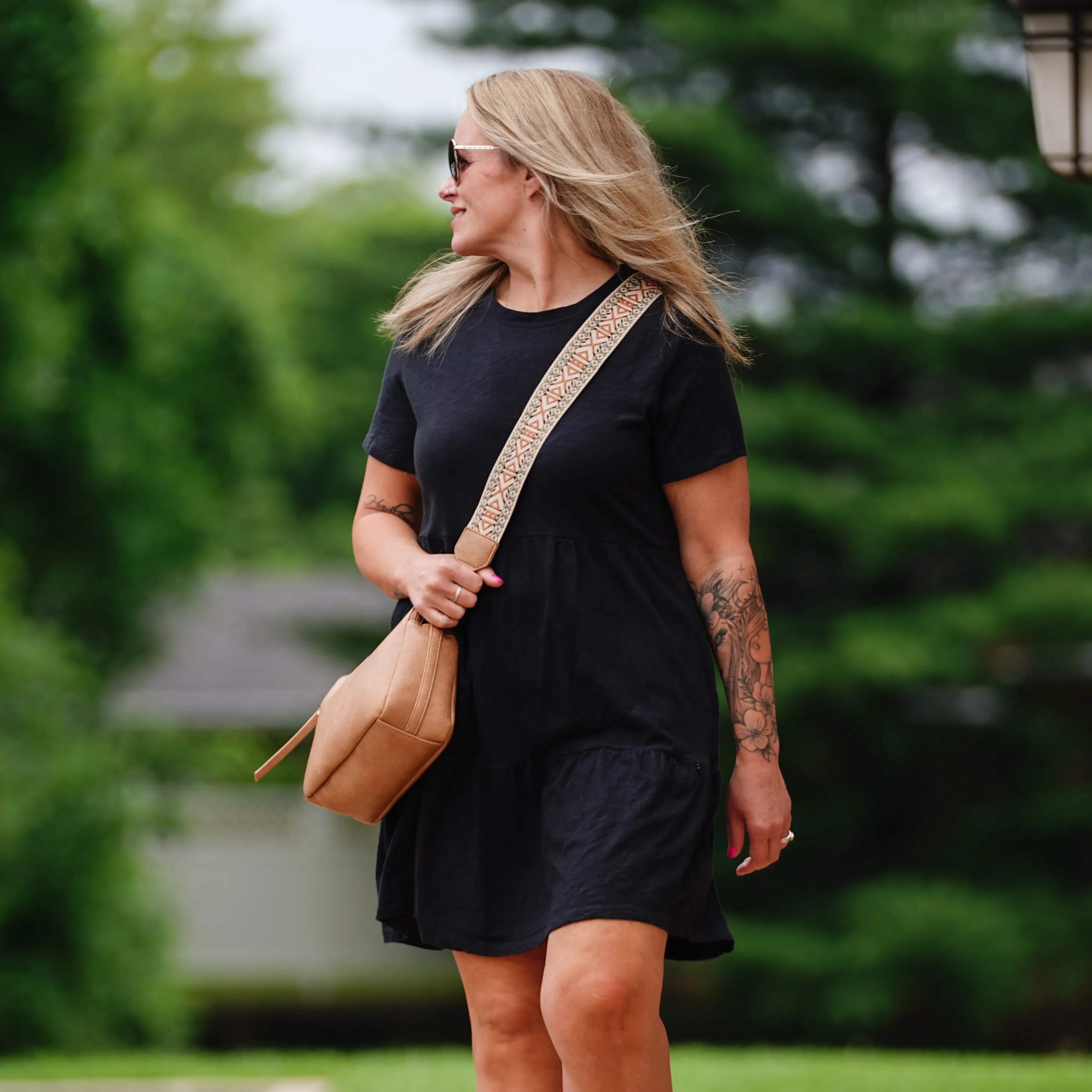 Rebecca Triple Compartment Lock and Key Concealed Carry Crossbody
