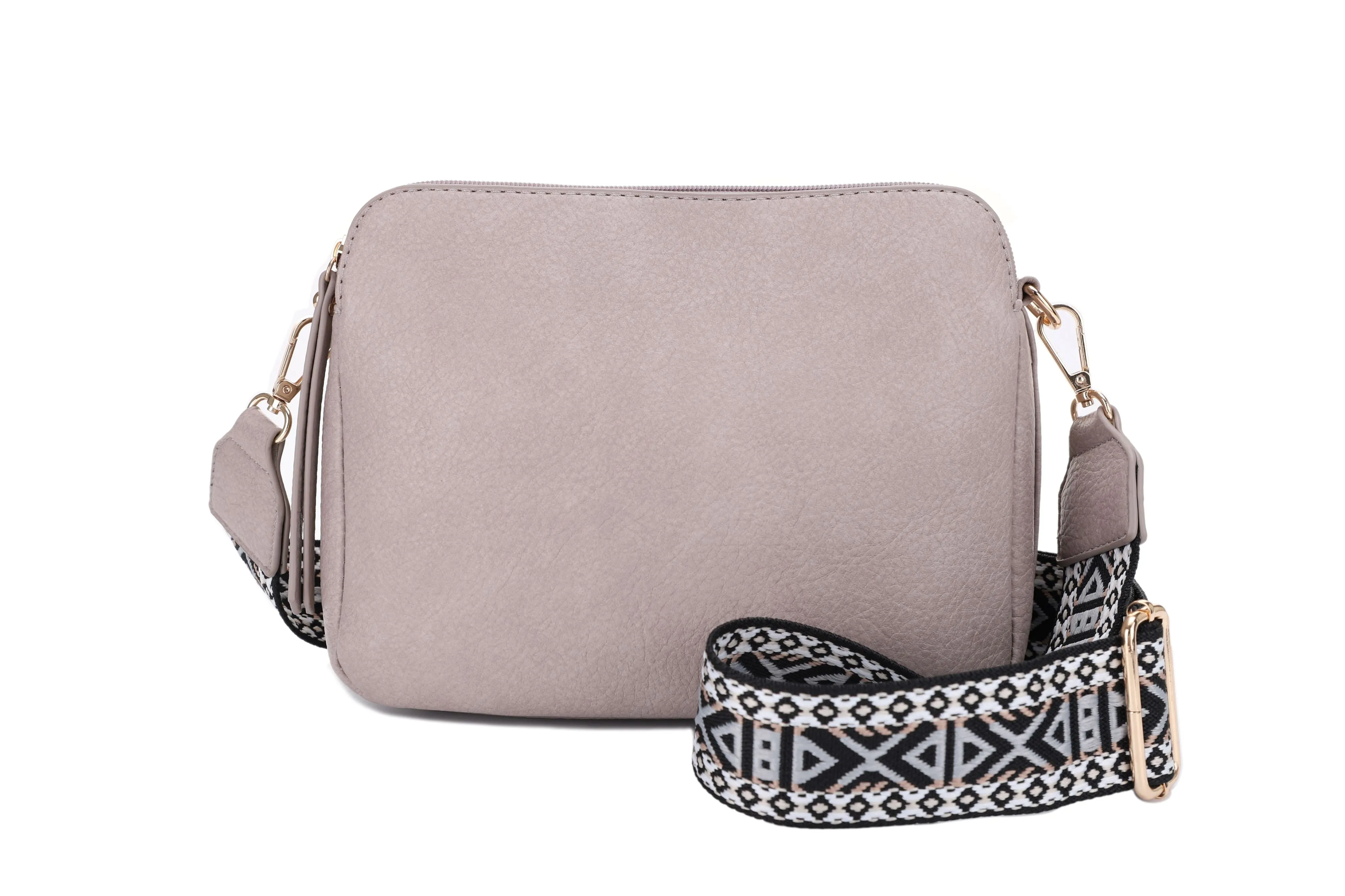 Rebecca Triple Compartment Lock and Key Concealed Carry Crossbody