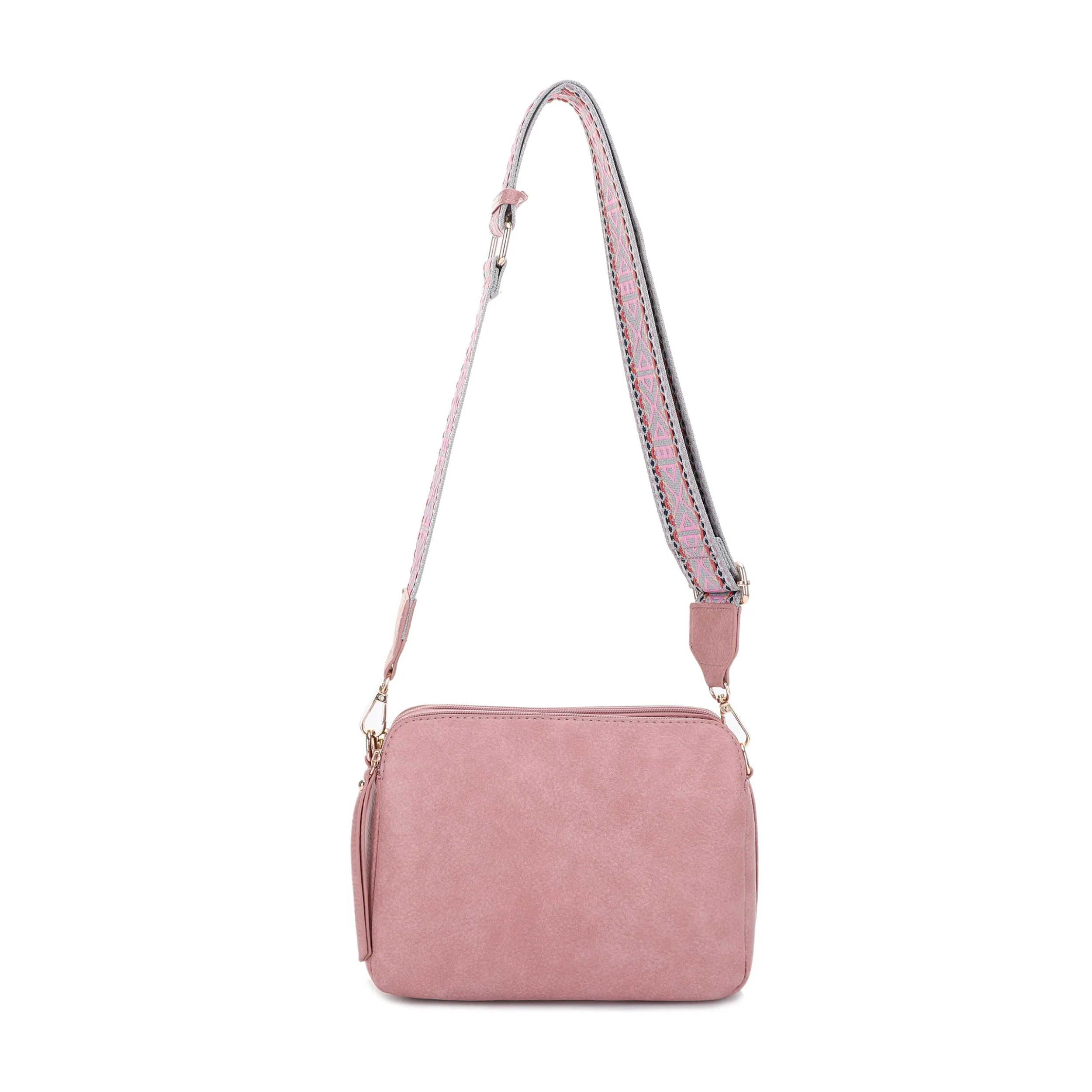 Rebecca Triple Compartment Lock and Key Concealed Carry Crossbody