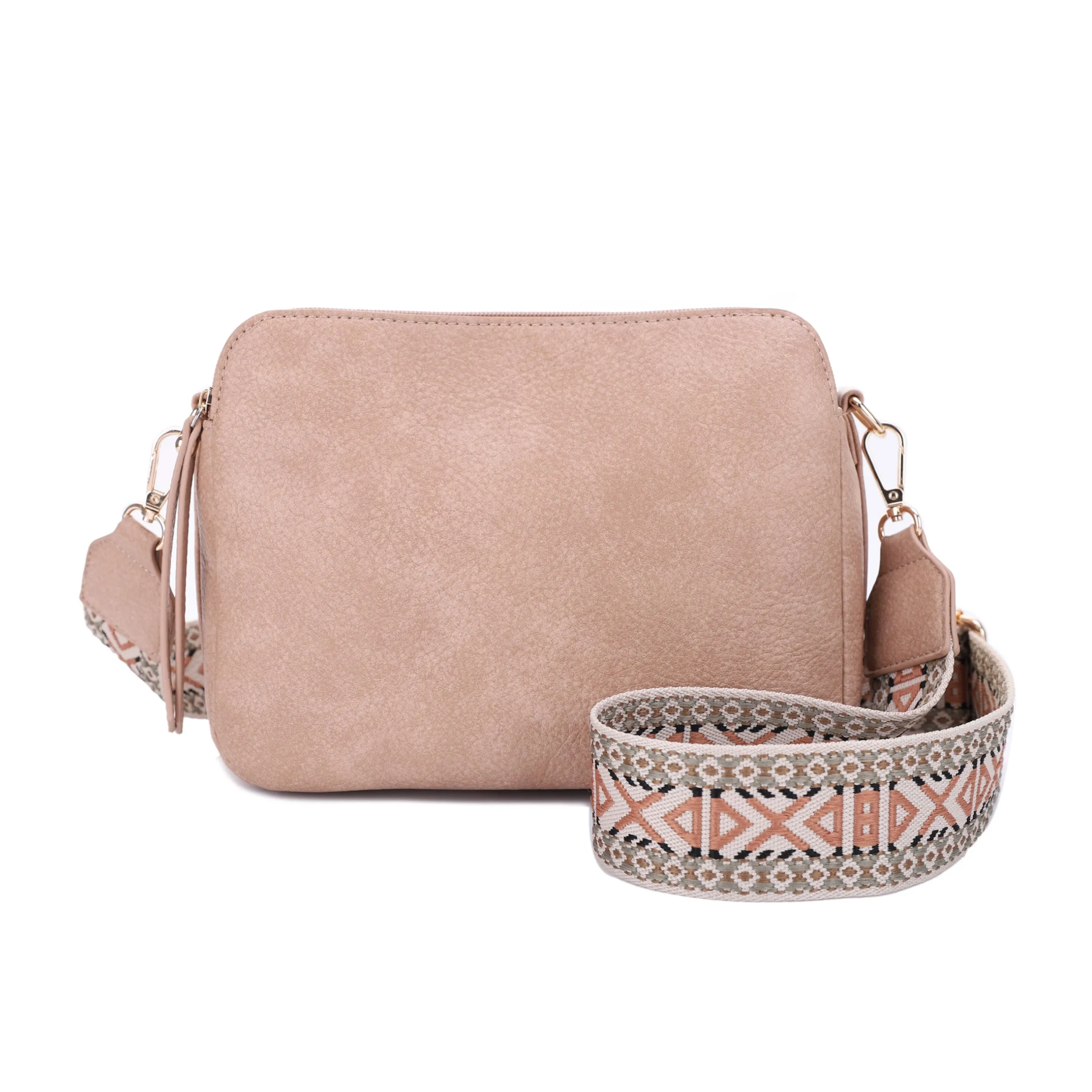 Rebecca Triple Compartment Lock and Key Concealed Carry Crossbody