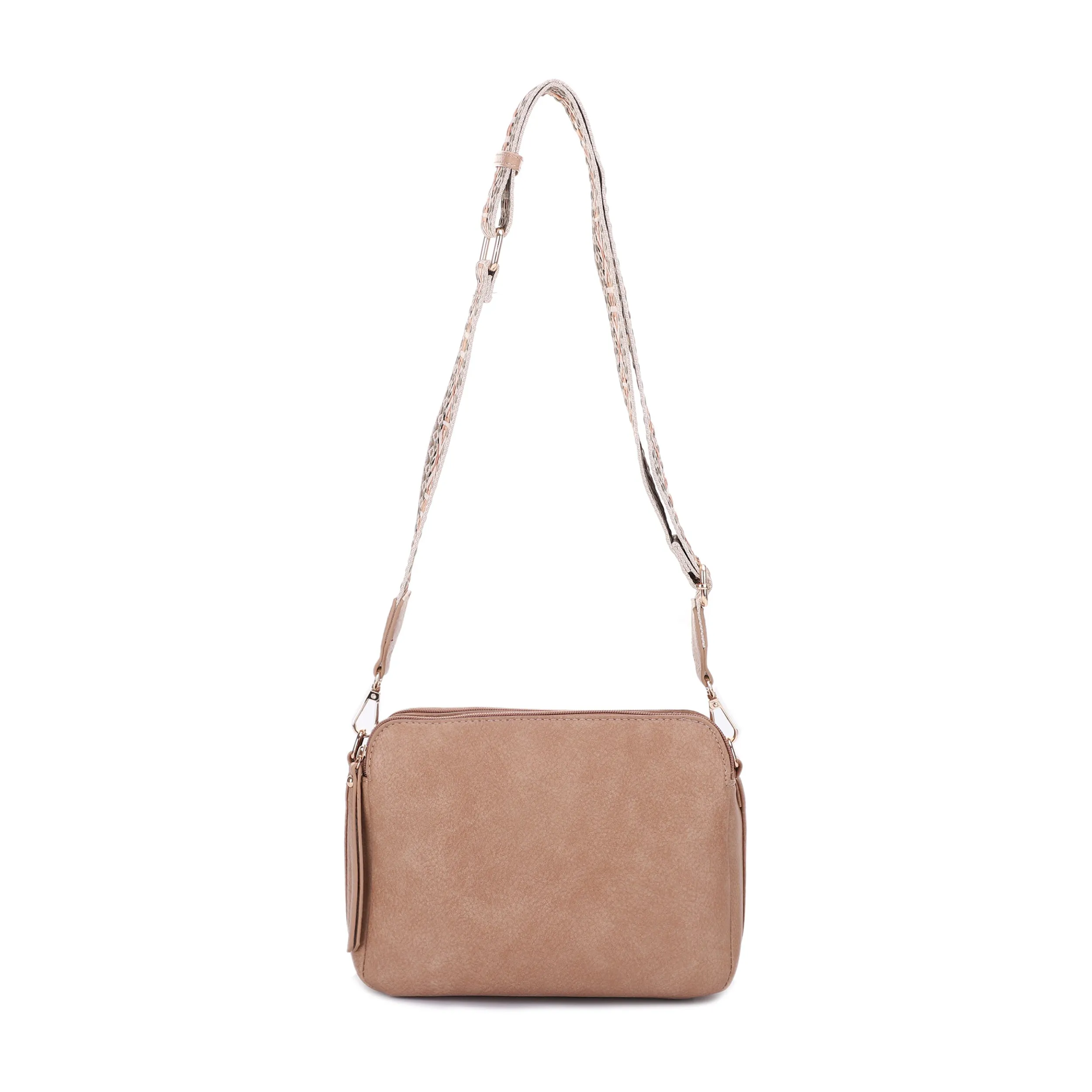Rebecca Triple Compartment Lock and Key Concealed Carry Crossbody