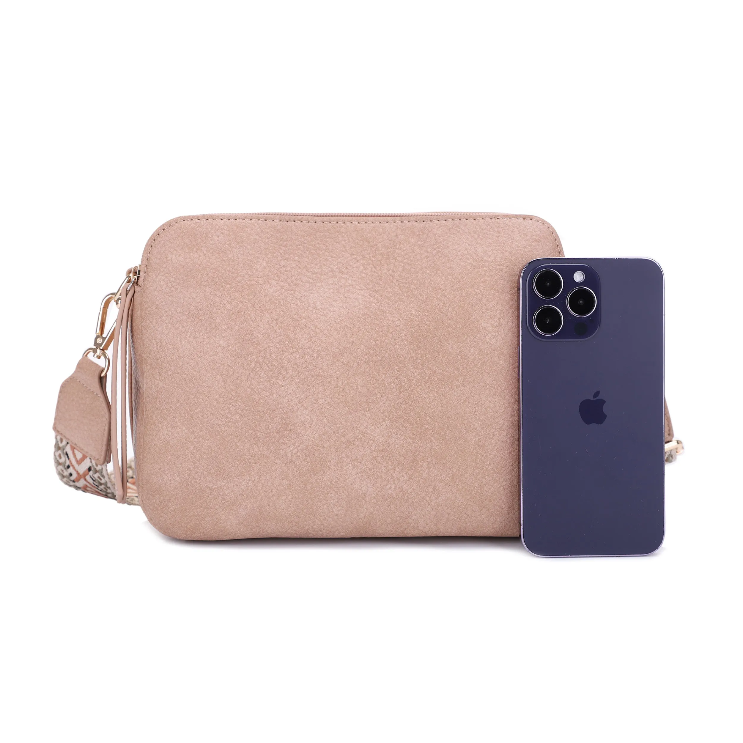 Rebecca Triple Compartment Lock and Key Concealed Carry Crossbody