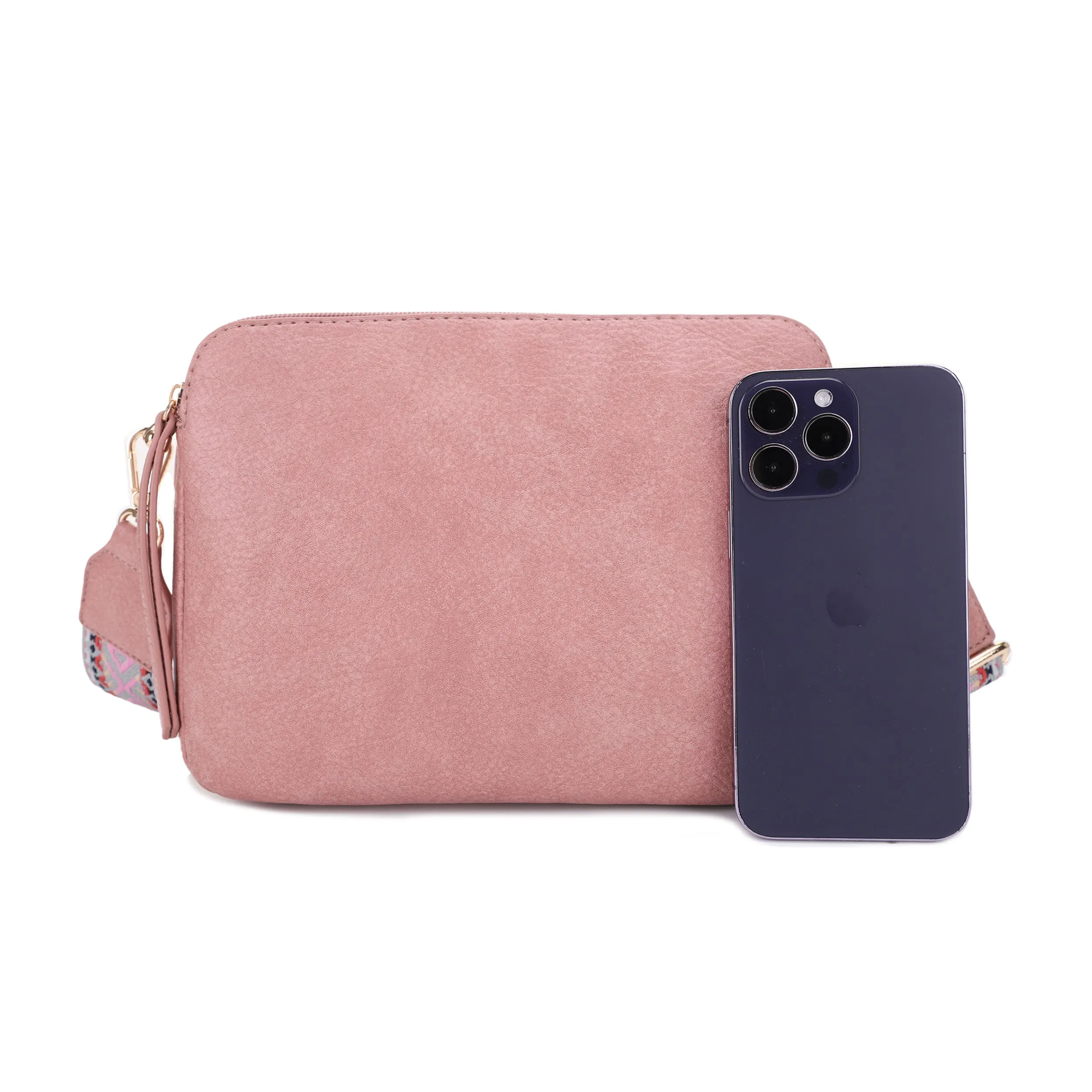 Rebecca Triple Compartment Lock and Key Concealed Carry Crossbody