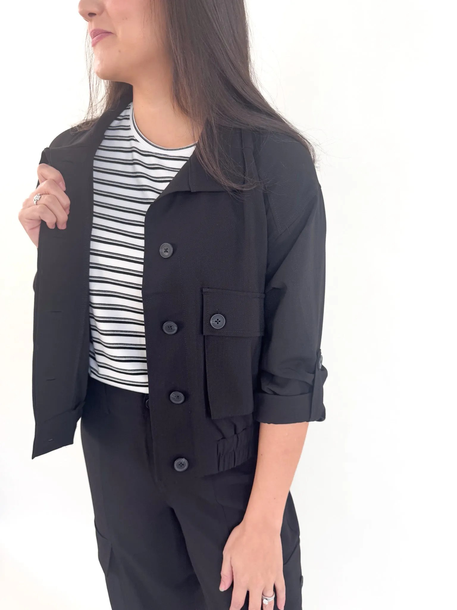 Renn Utility Jacket W/Cinch Hem