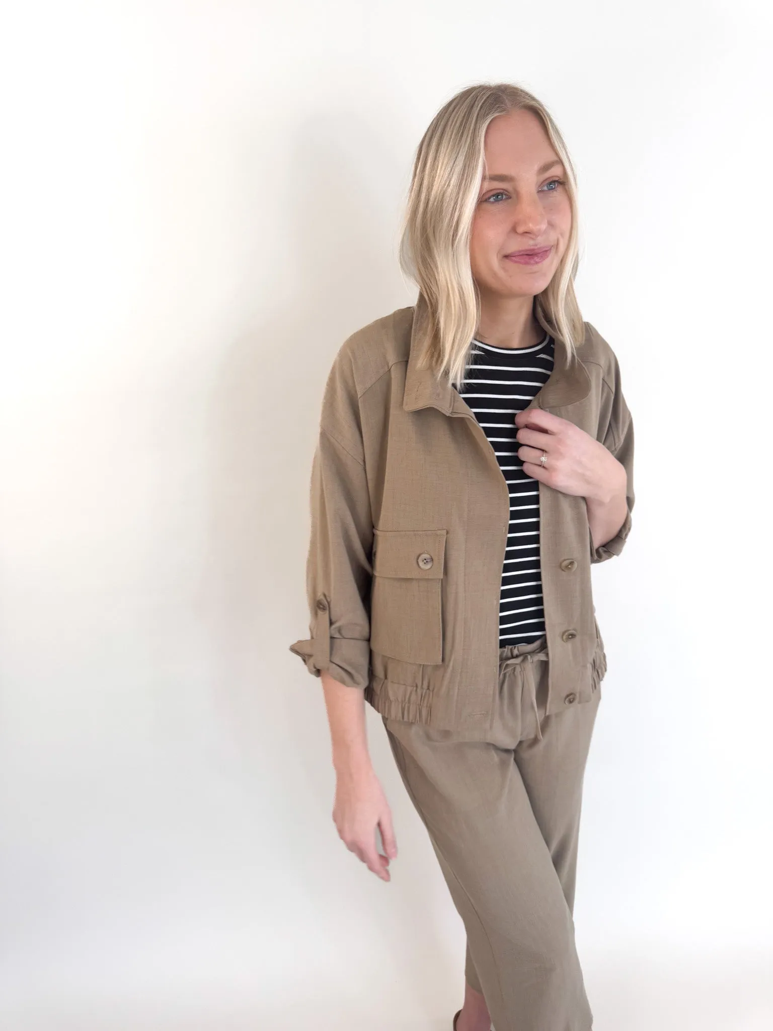 Renn Utility Jacket W/Cinch Hem